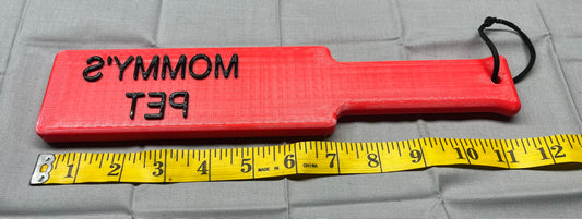 Mommy's Pet BDSM Imprint Paddle