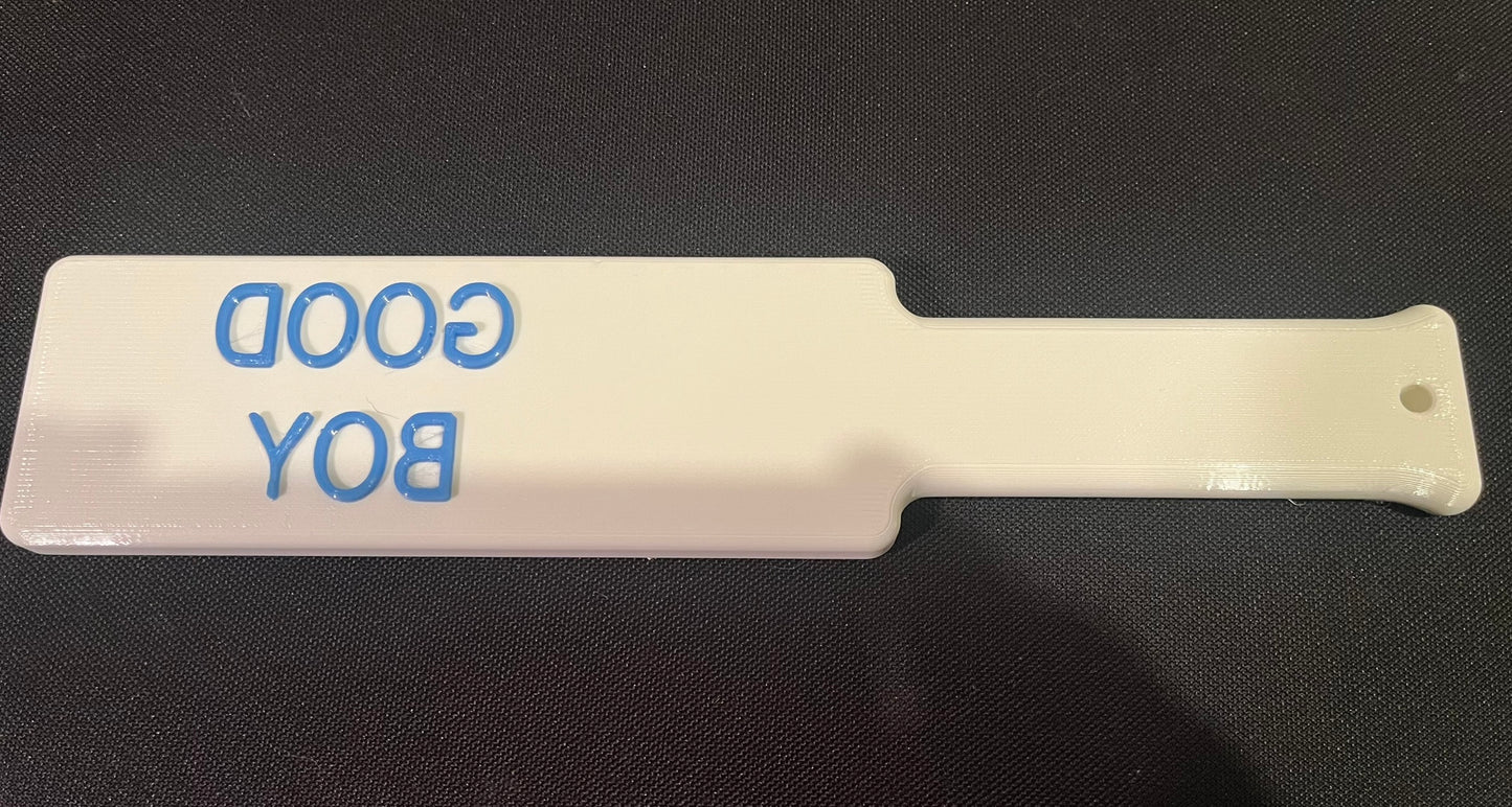 Good Boy BDSM Imprint Paddle