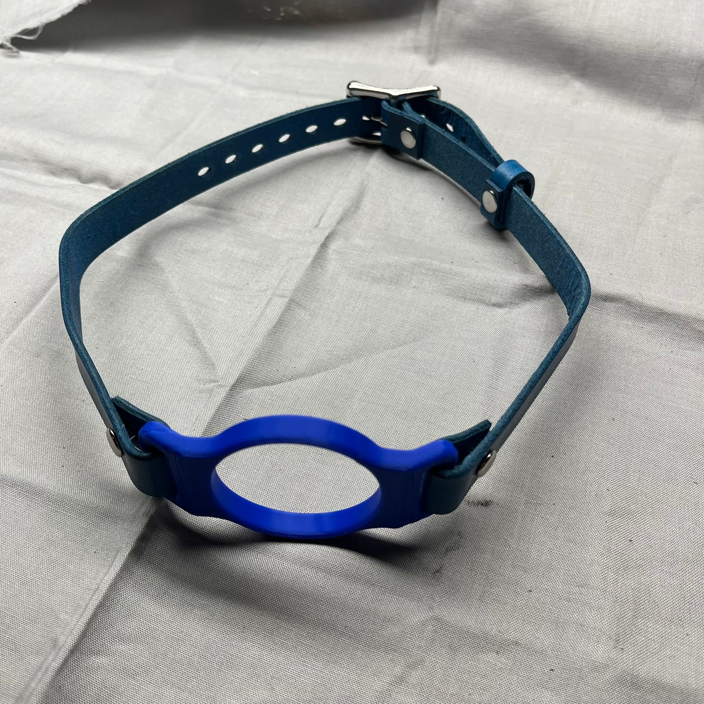 Blue BDSM O-Ring Gag