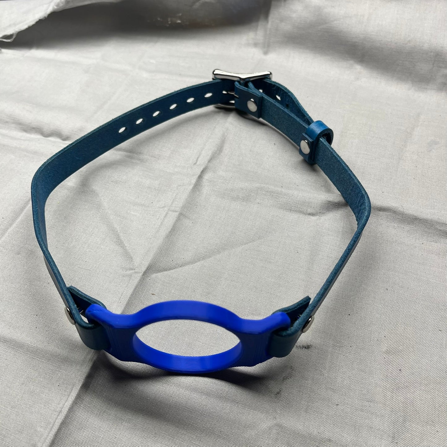 Blue BDSM O-Ring Gag