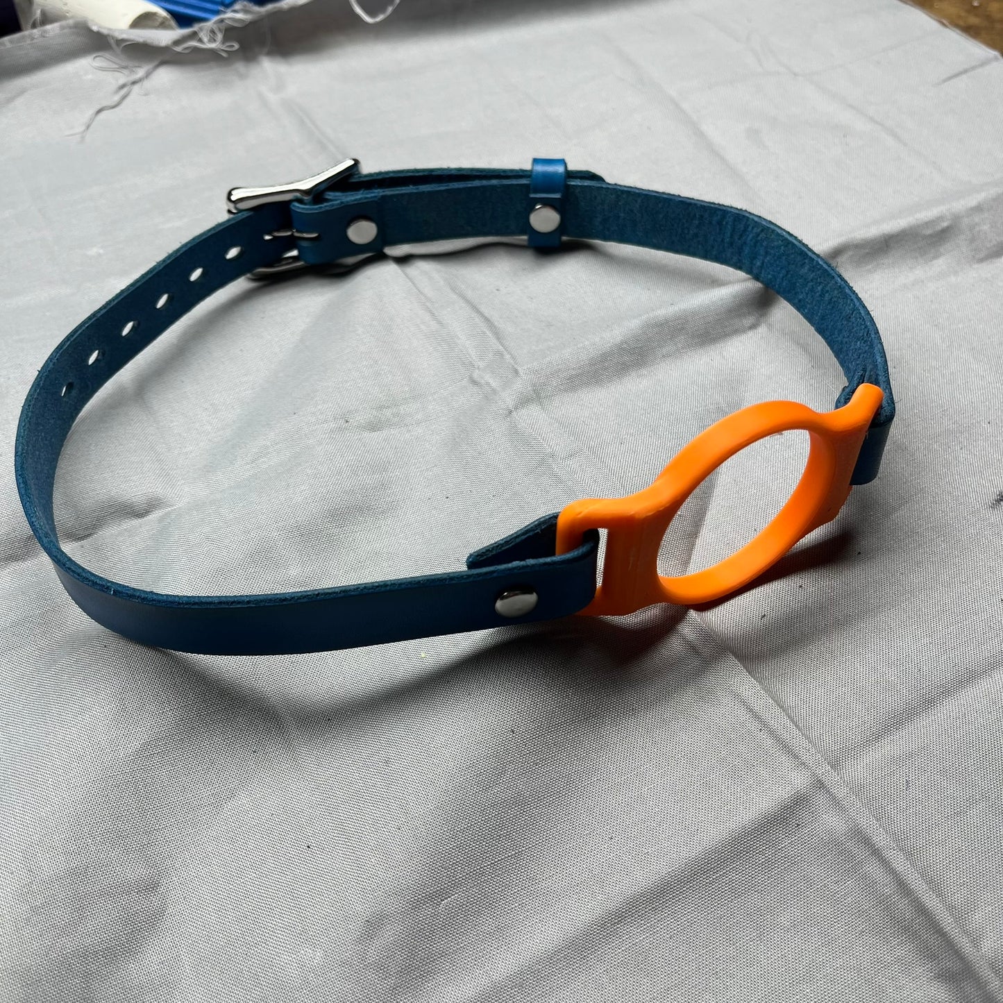 Orange BDSM O-Ring Gag