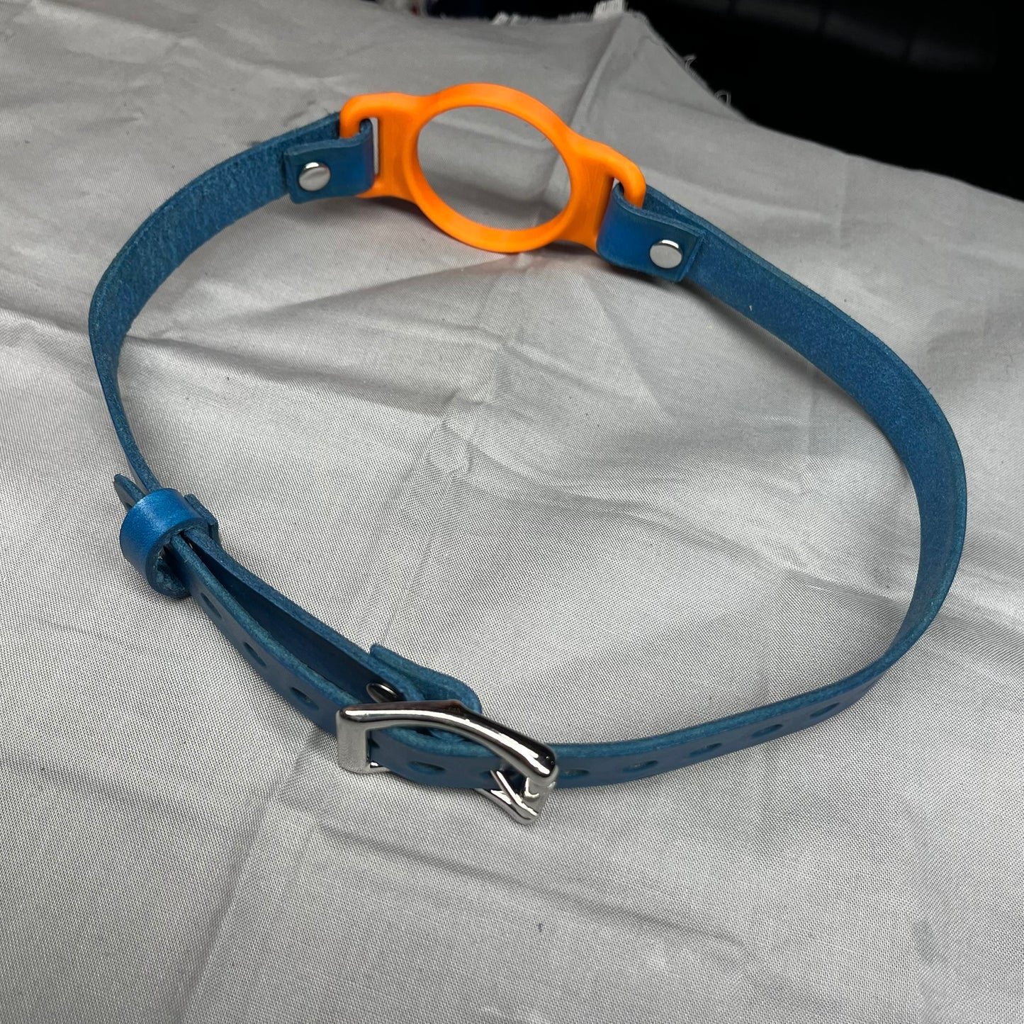 Orange BDSM O-Ring Gag