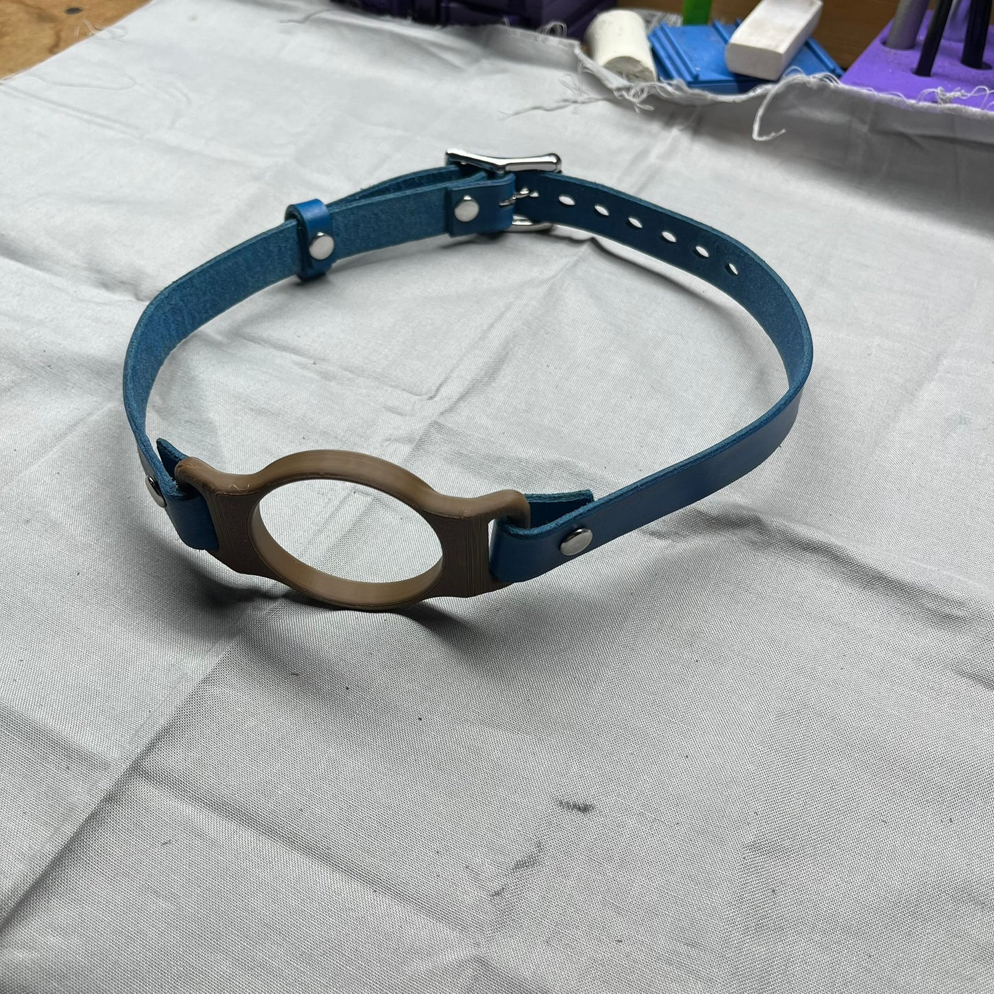 Brown BDSM O-Ring Gag