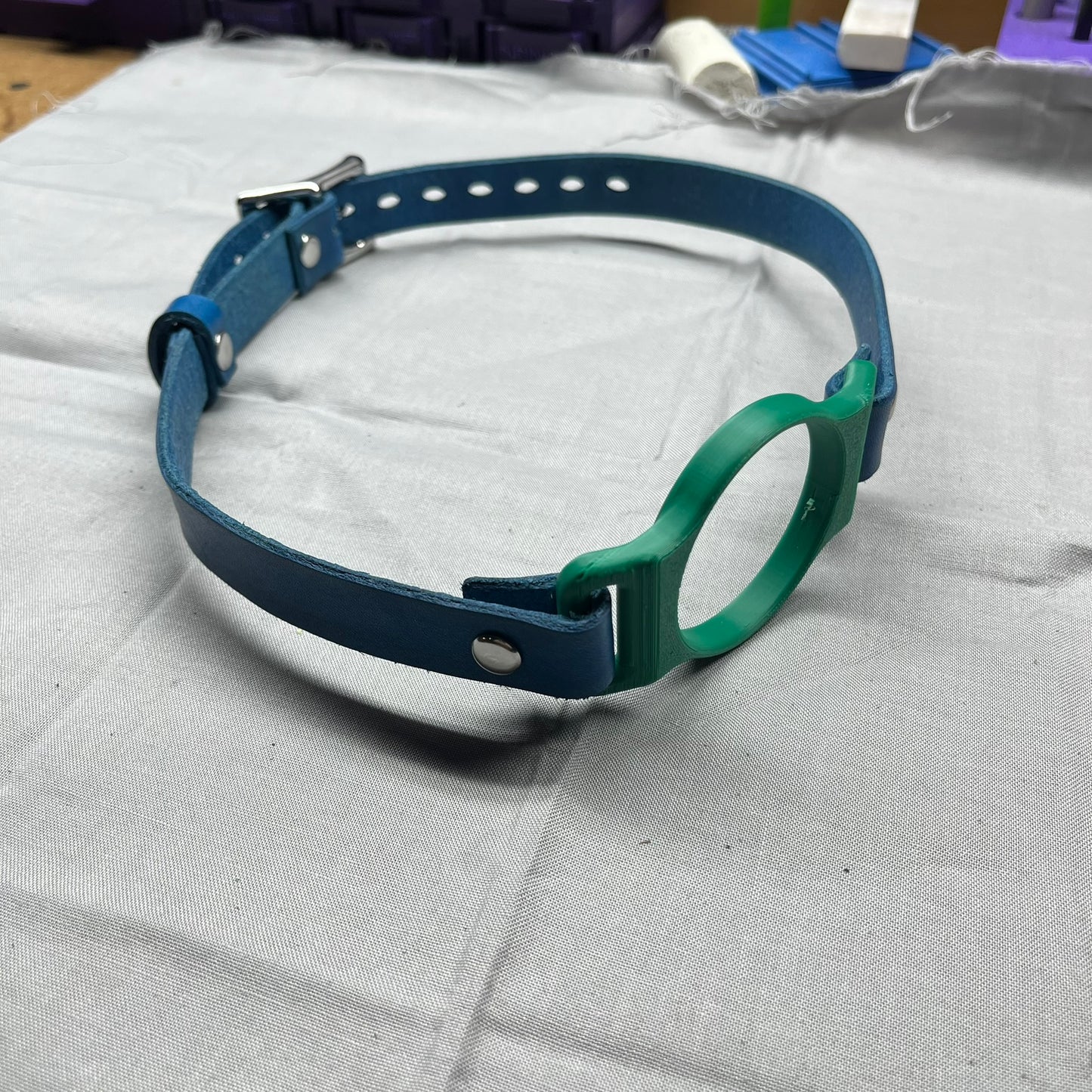 Green BDSM O-Ring Gag
