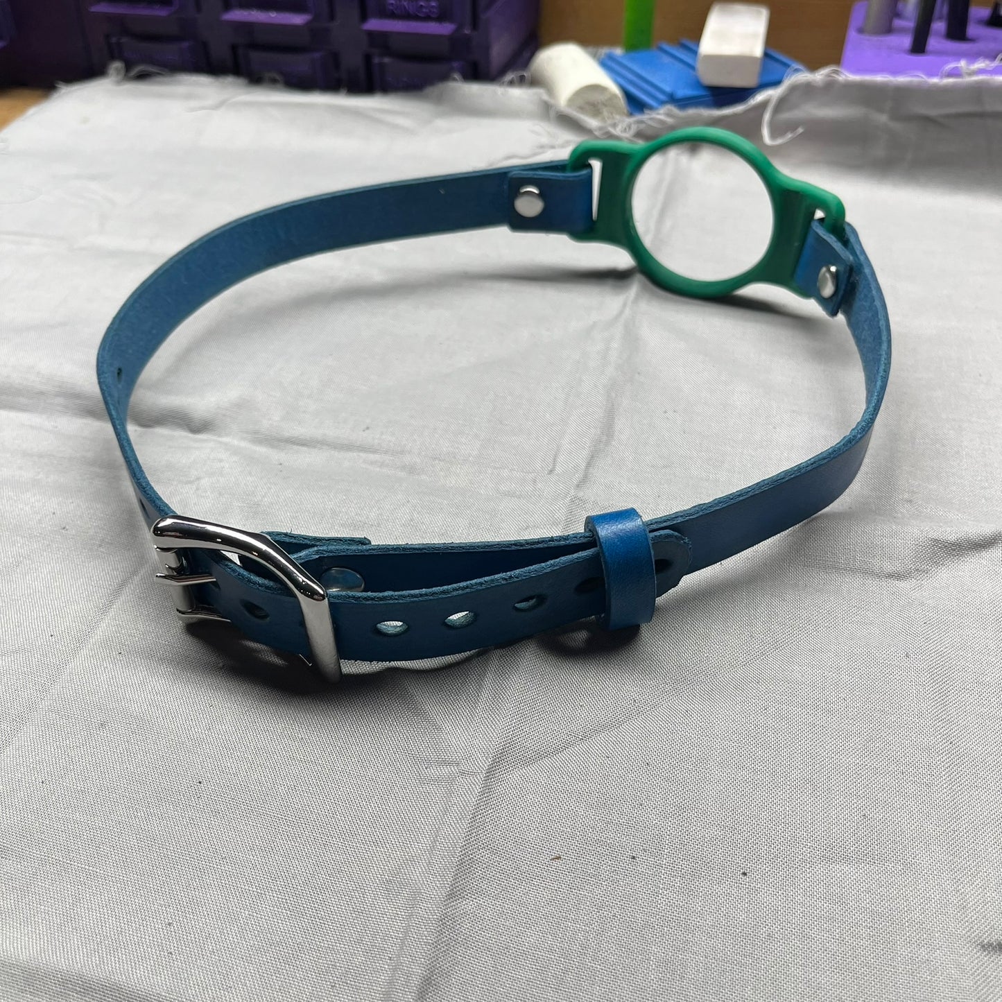Green BDSM O-Ring Gag