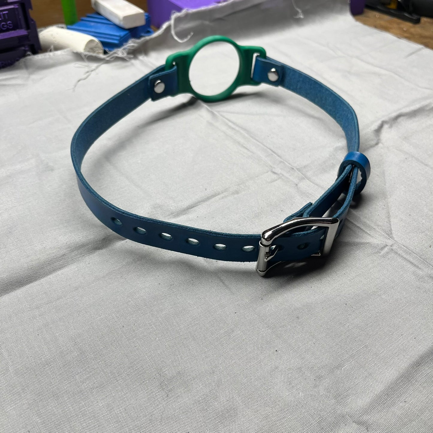Green BDSM O-Ring Gag