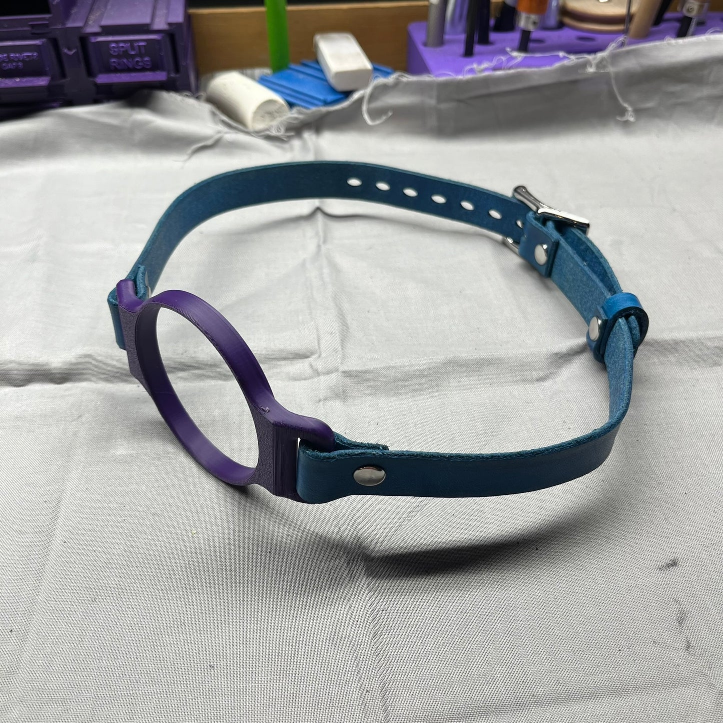 Purple BDSM O-Ring Gag