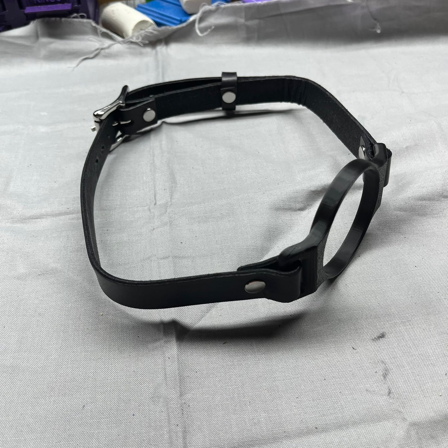Black BDSM O-Ring Gag