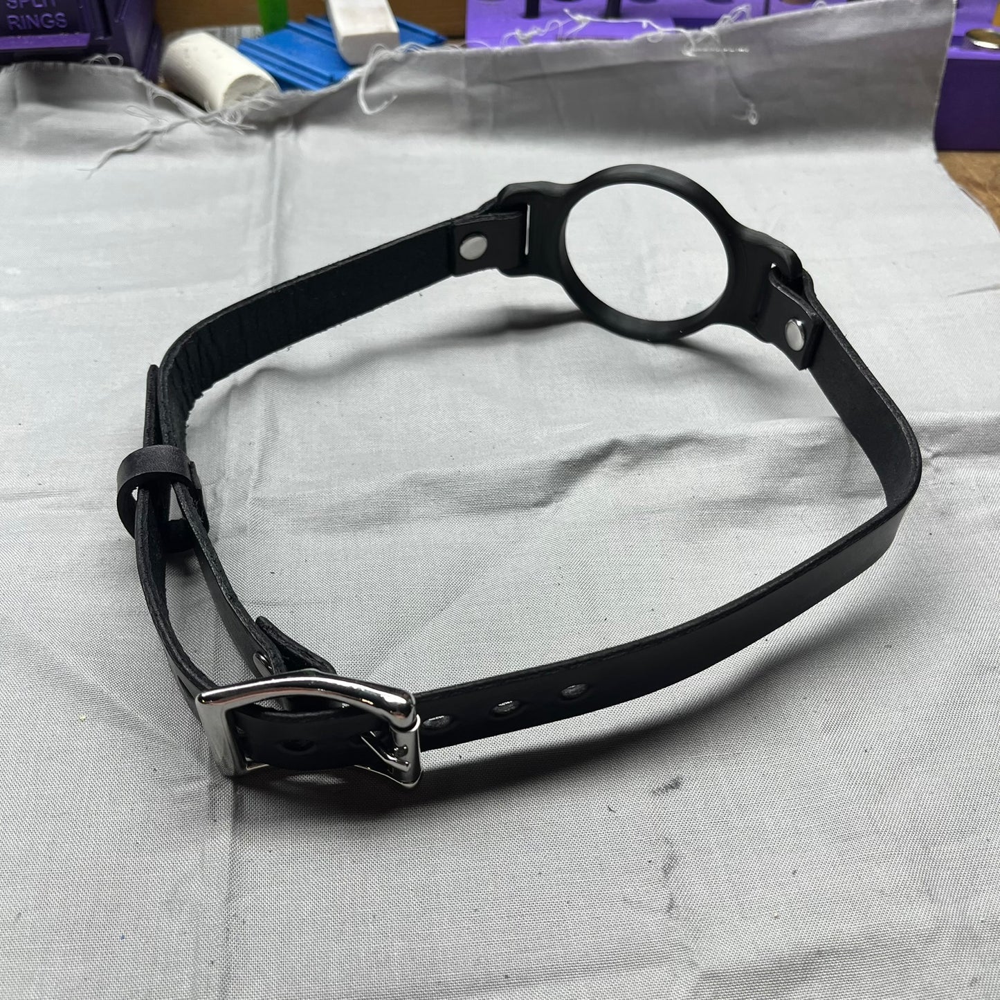 Black BDSM O-Ring Gag