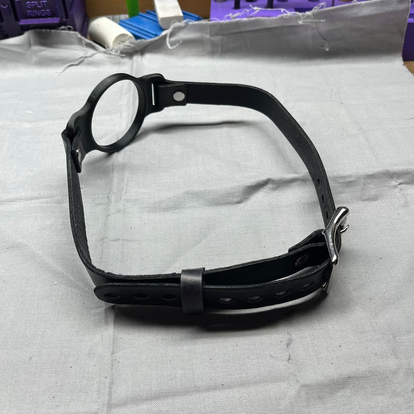 Black BDSM O-Ring Gag