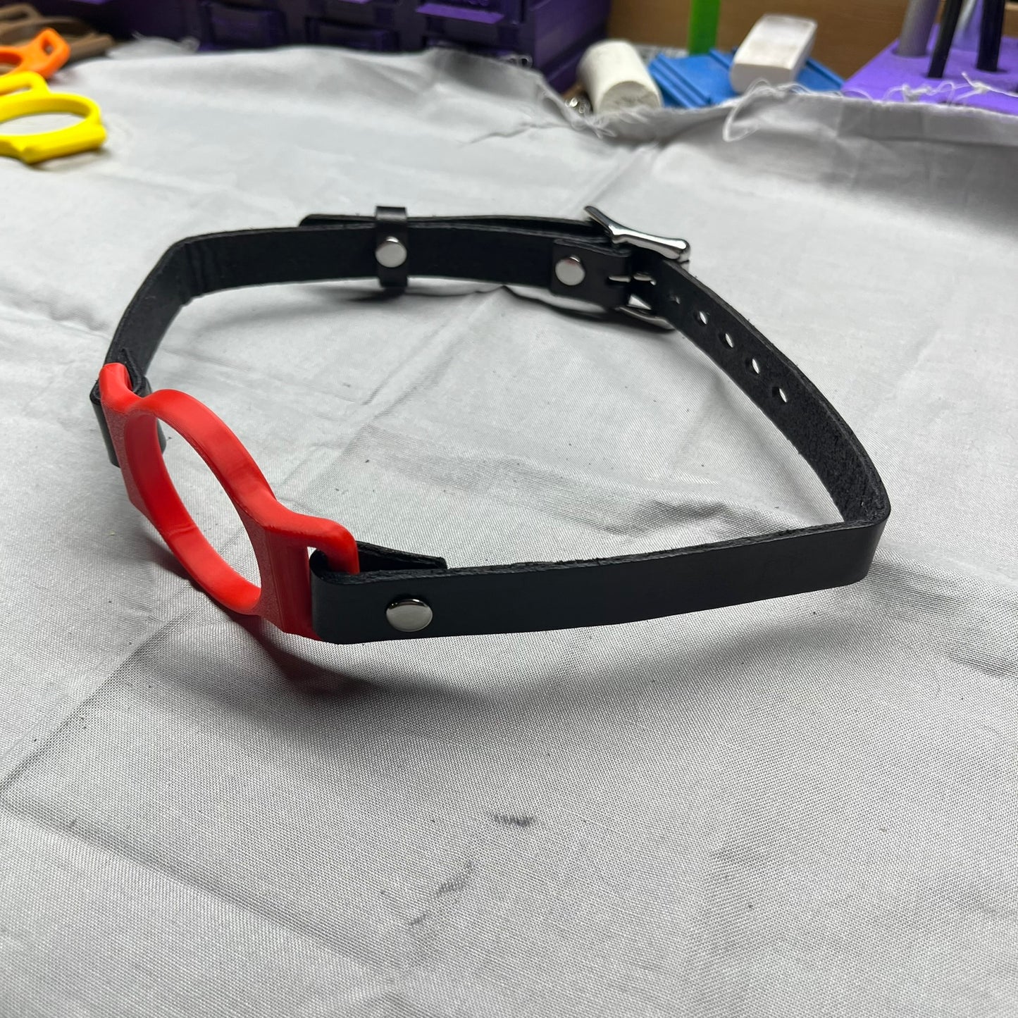 Red BDSM O-Ring Gag