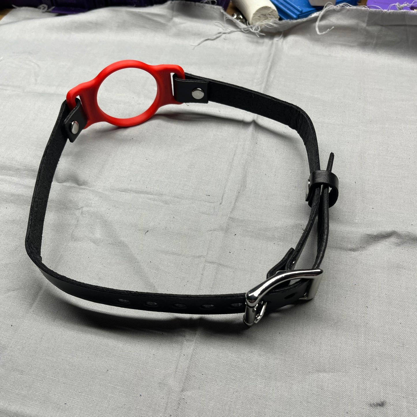 Red BDSM O-Ring Gag