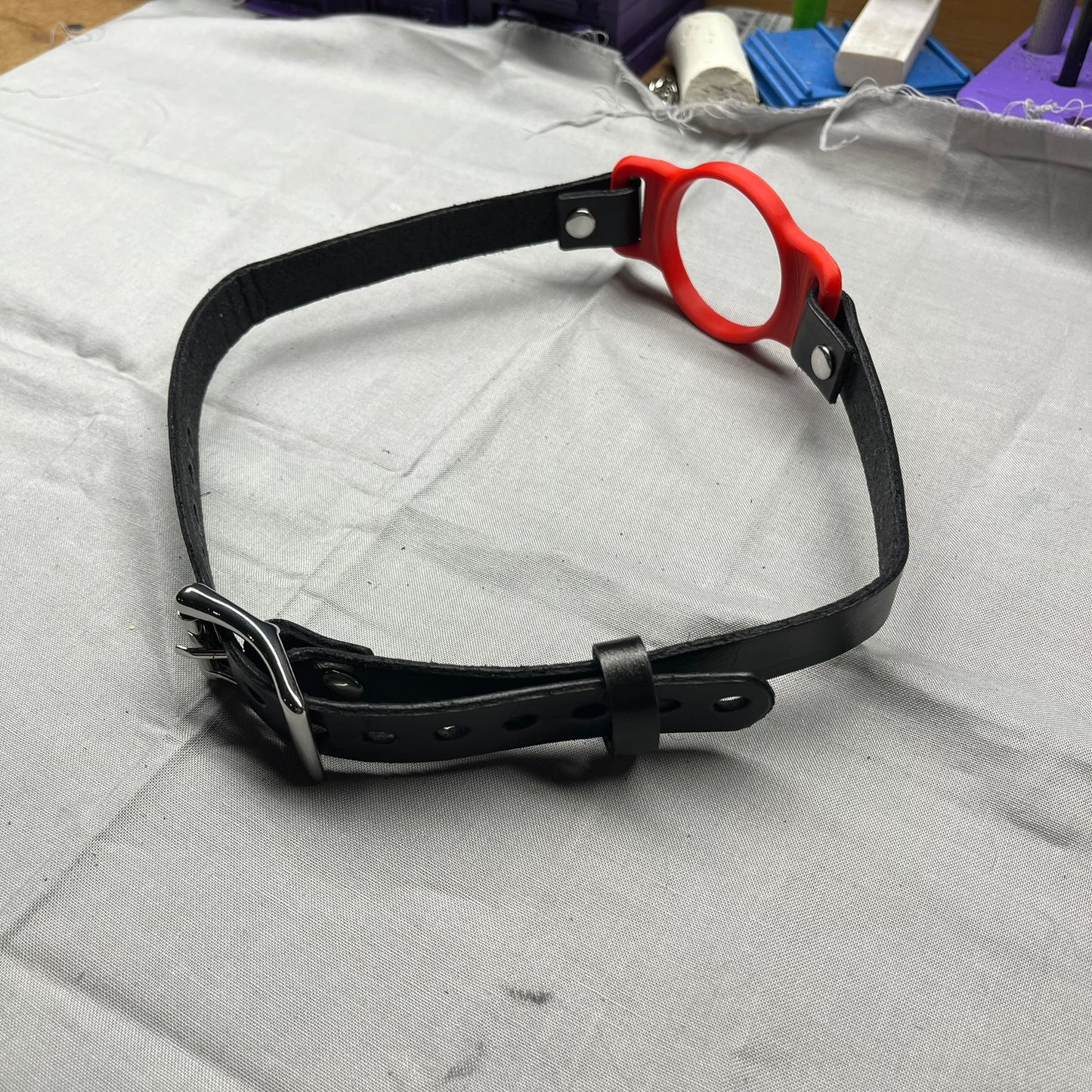 Red BDSM O-Ring Gag