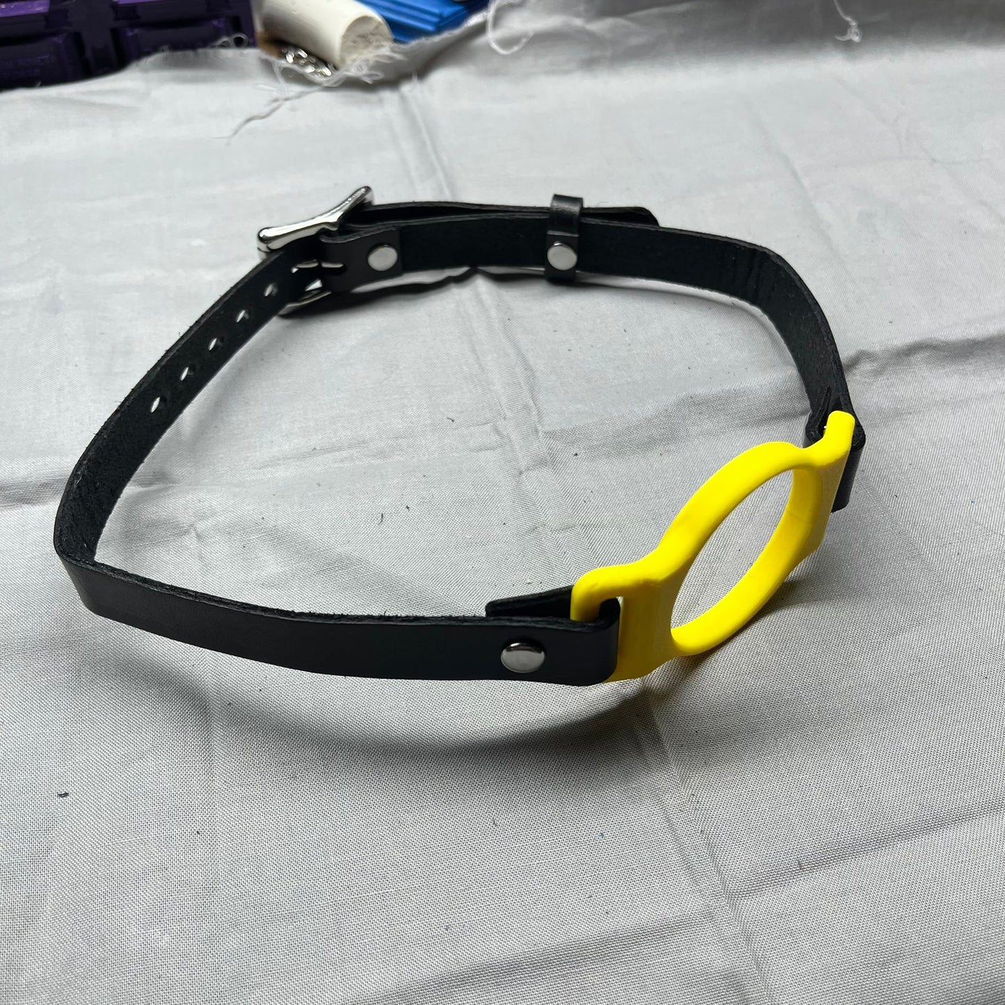 Yellow BDSM O-Ring Gag