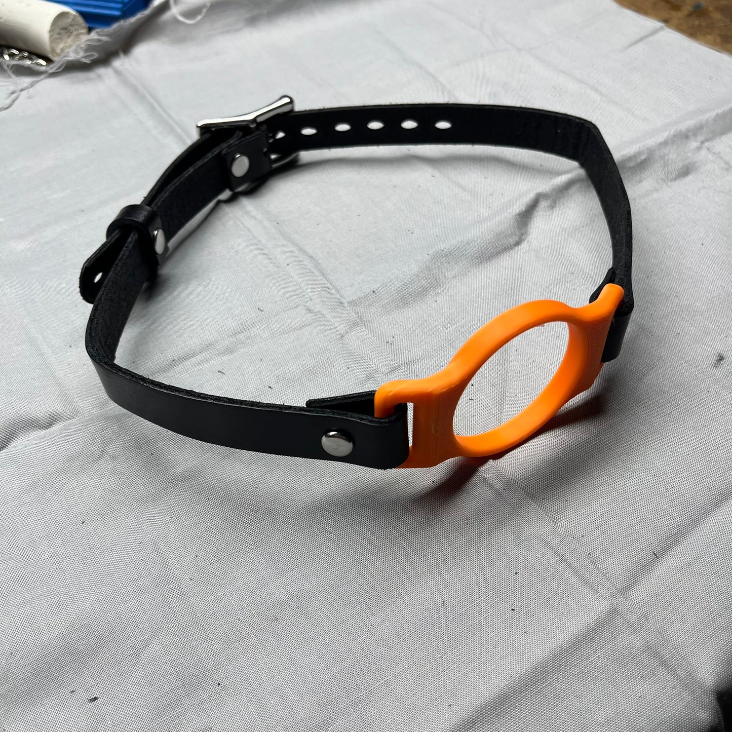 Orange BDSM O-Ring Gag