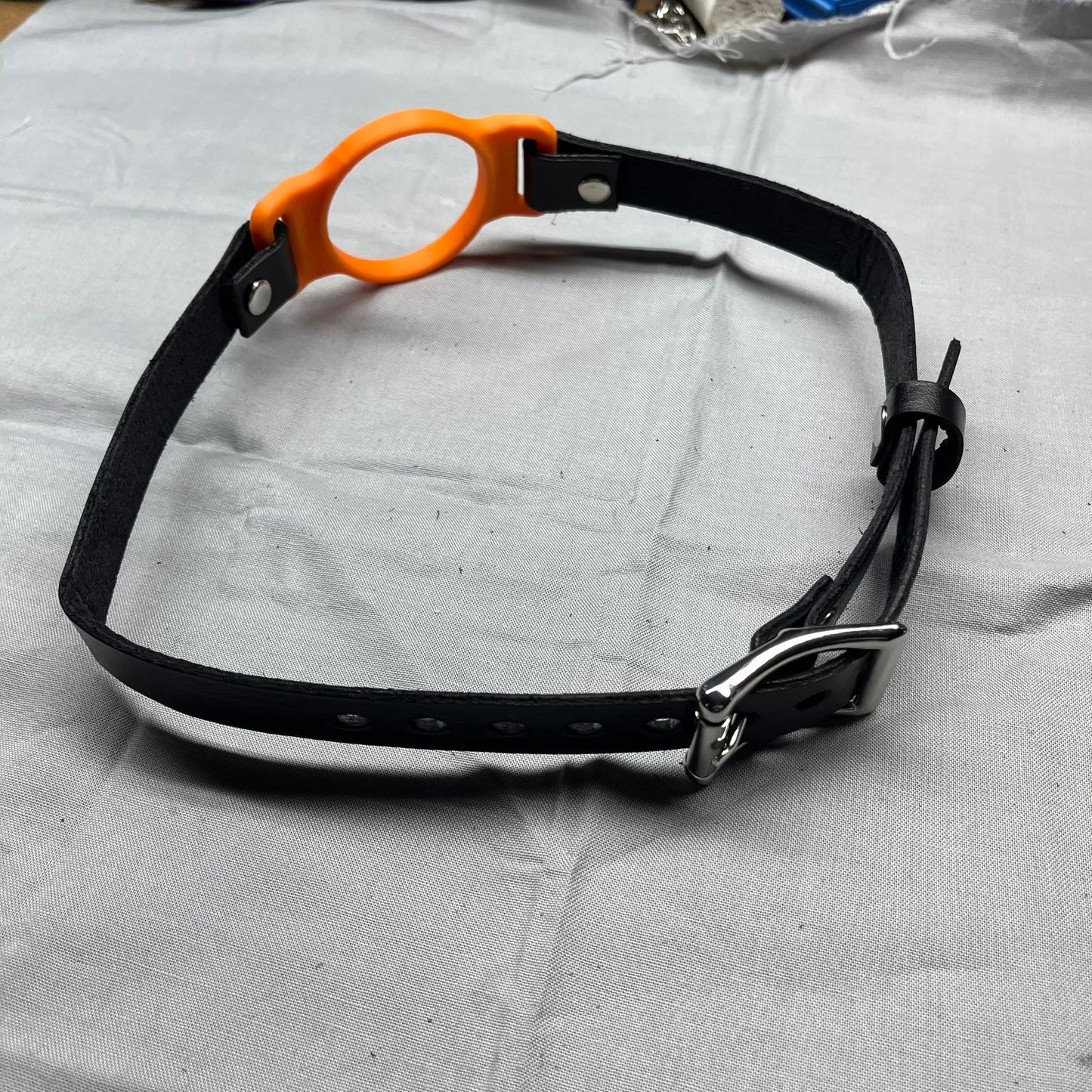Orange BDSM O-Ring Gag