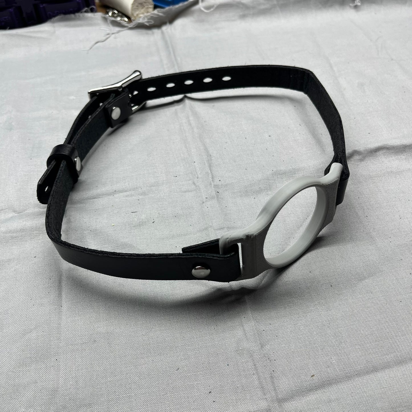 Gray BDSM O-Ring Gag
