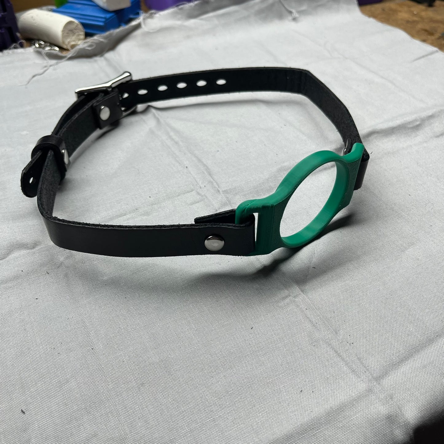 Green BDSM O-Ring Gag
