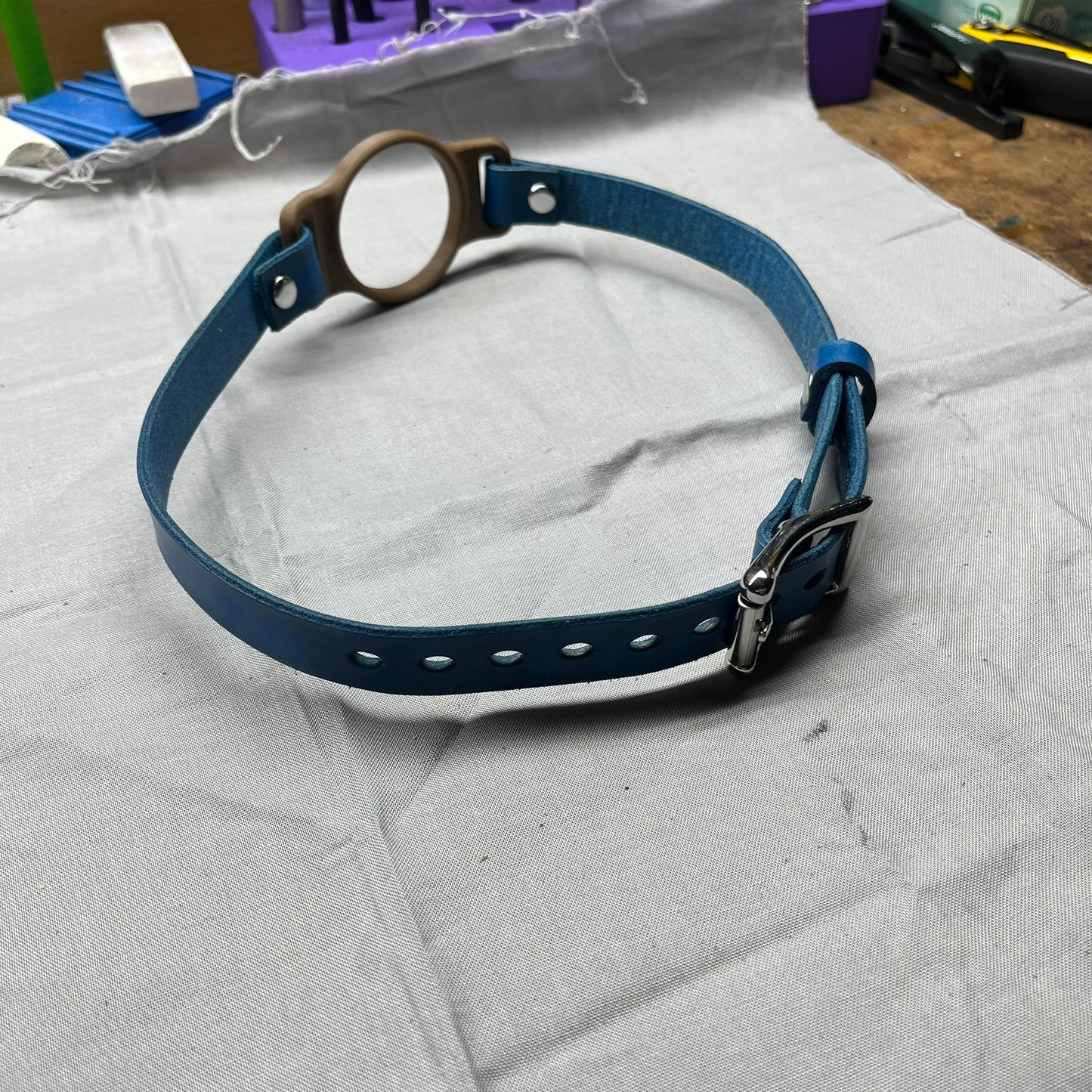Brown BDSM O-Ring Gag