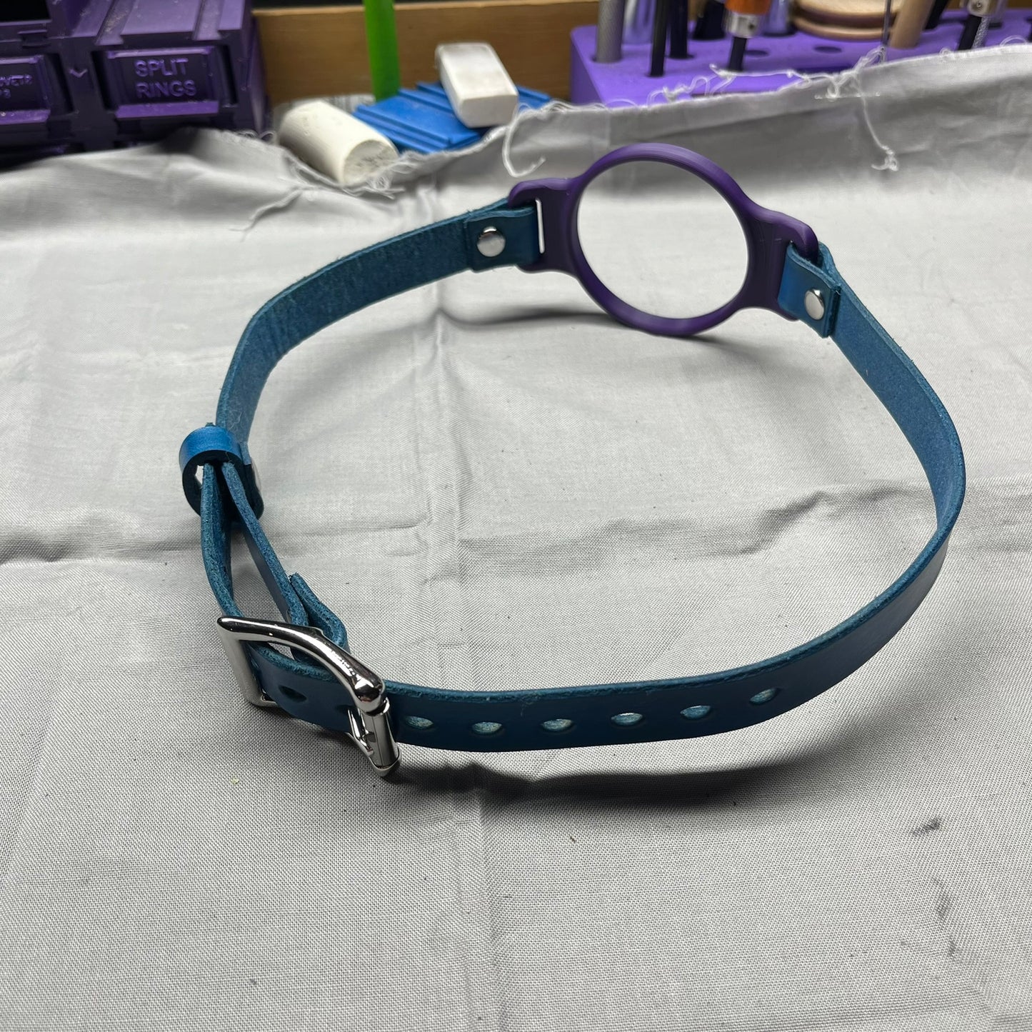 Purple BDSM O-Ring Gag