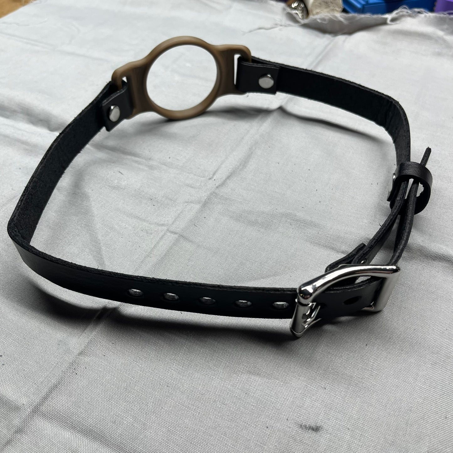 Brown BDSM O-Ring Gag